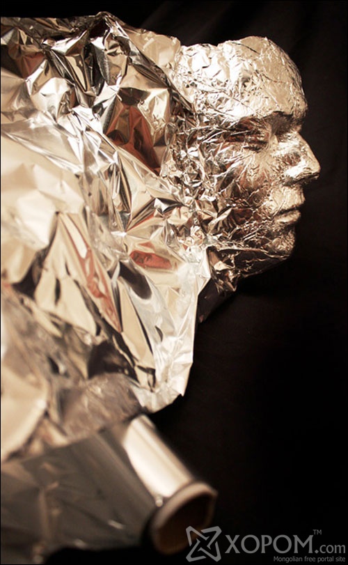 Tin foil art by Dominic Wilcox 2